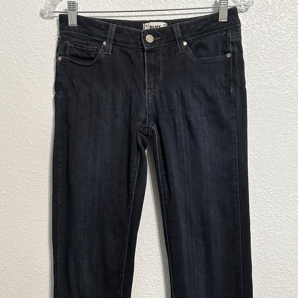 Paige Jeans Womens Size 26 Blue Skyline Skinny Dark Stretch Denim - Picture 2 of 14